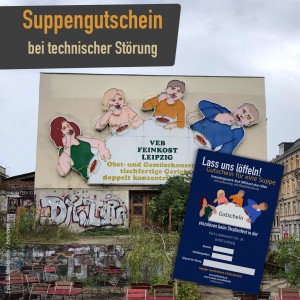 Löffelfamilie: Suppengutschein bei technischer Störung